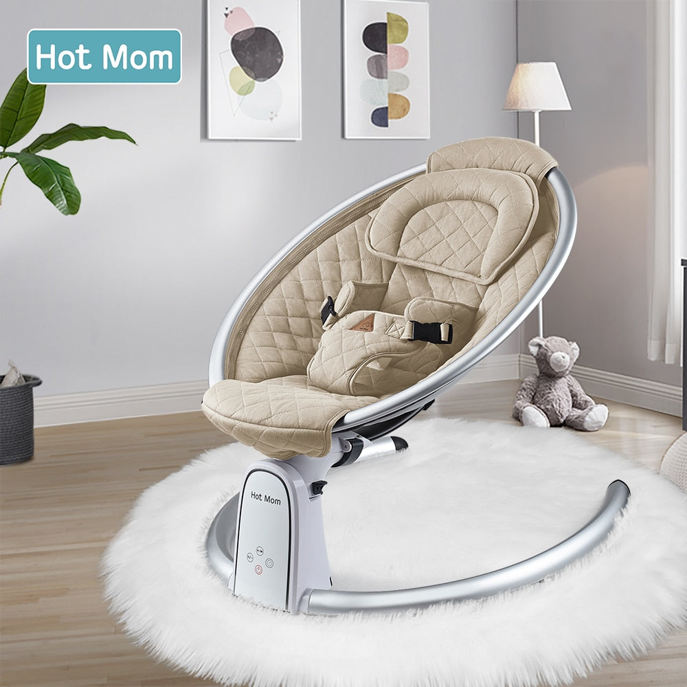 Hotmom ™ Electric Baby Bouncer with Bluetooth 5 swing speeds