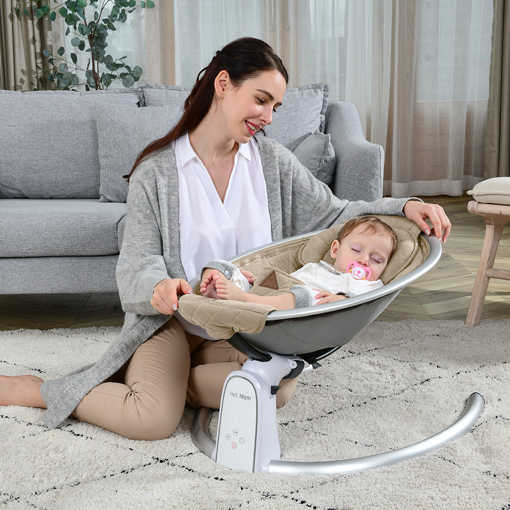 Hotmom ™ Electric Baby Bouncer with Bluetooth 5 swing speeds