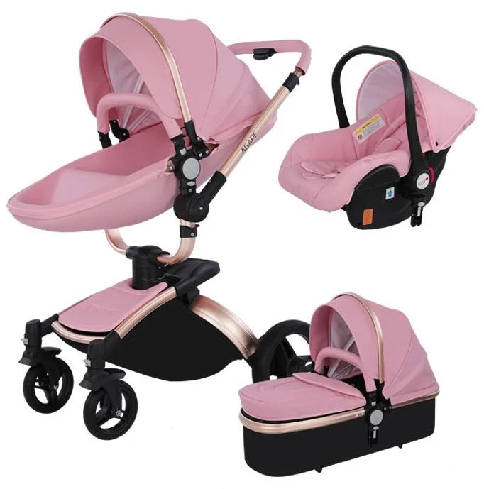Agape 3 in 1 Baby Stroller Folding High Landscape