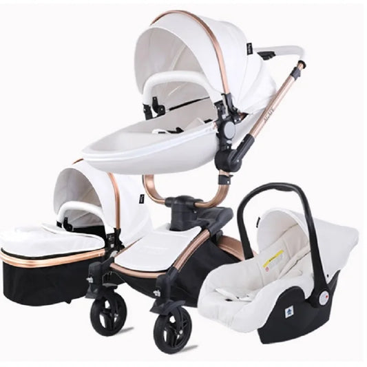 Agape 3 in 1 Baby Stroller Folding High Landscape