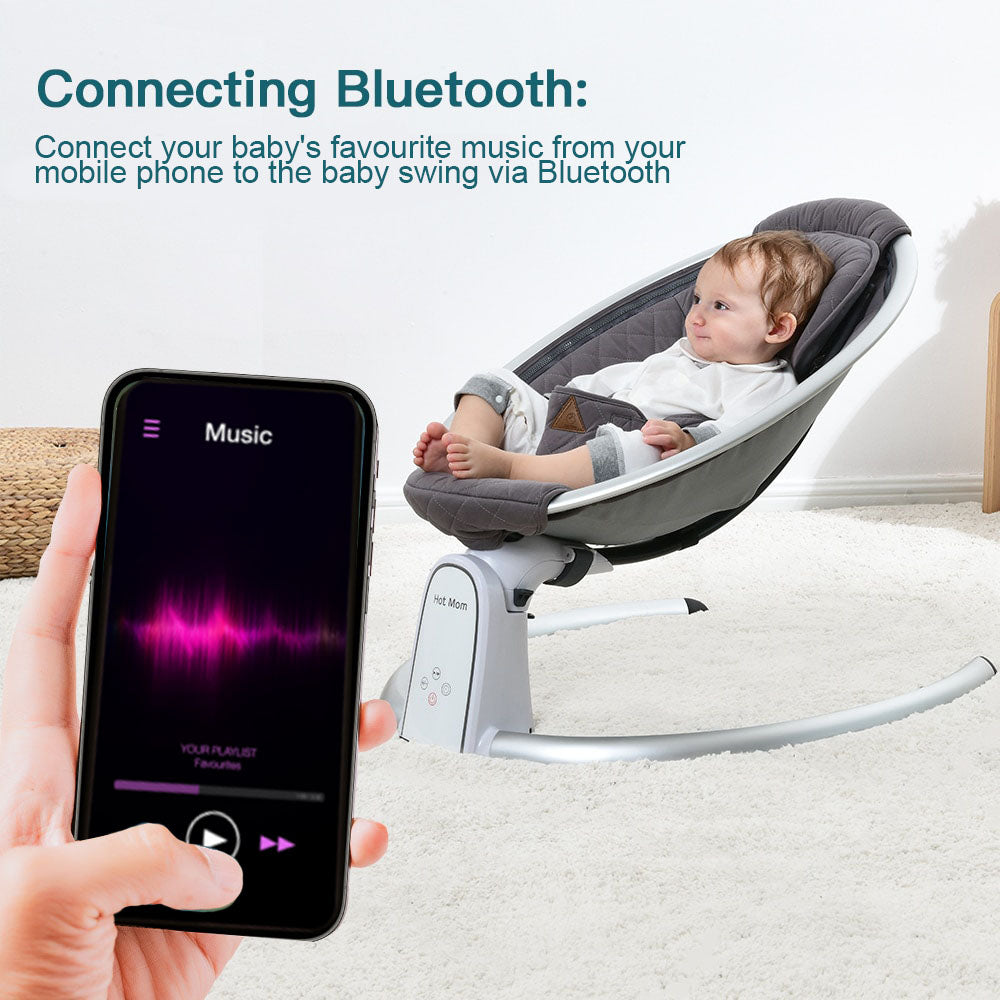 electric baby bouncer with bluetooth