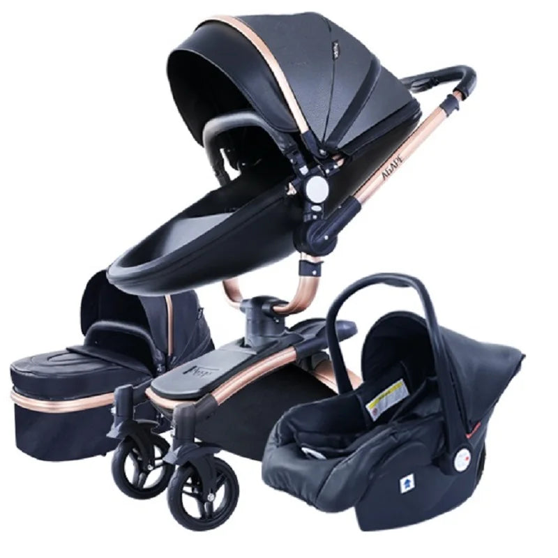 Agape 3 in 1 Baby Stroller Folding High Landscape