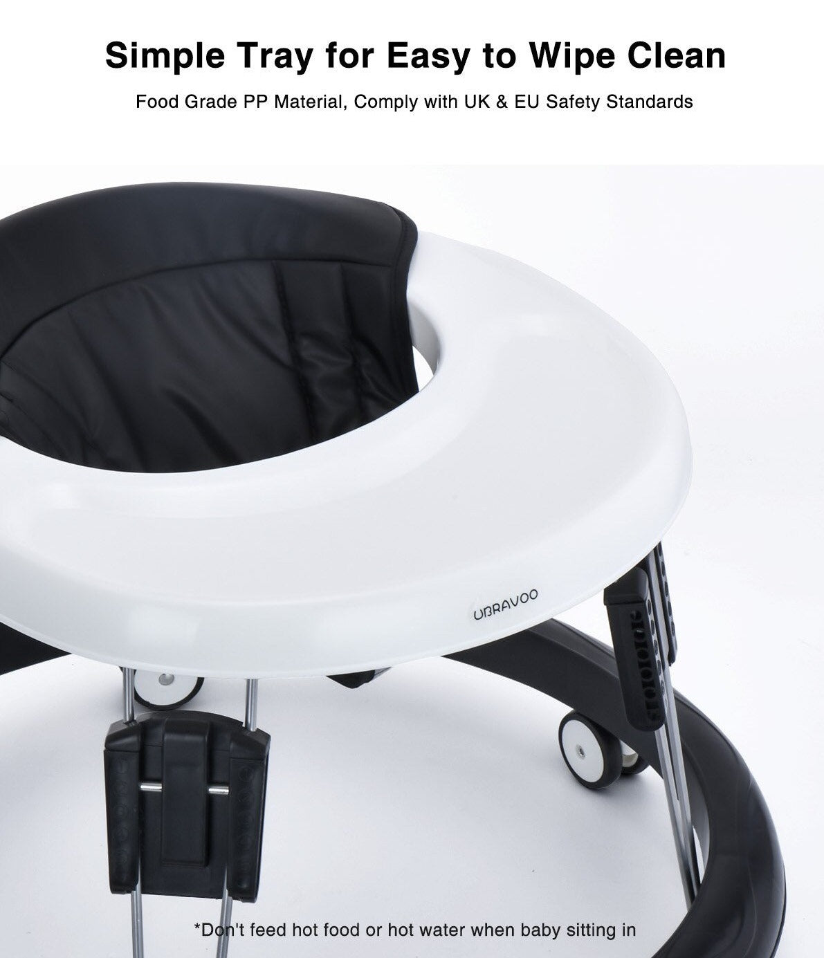 UBRAVOO Baby Walker Round Adjustable
