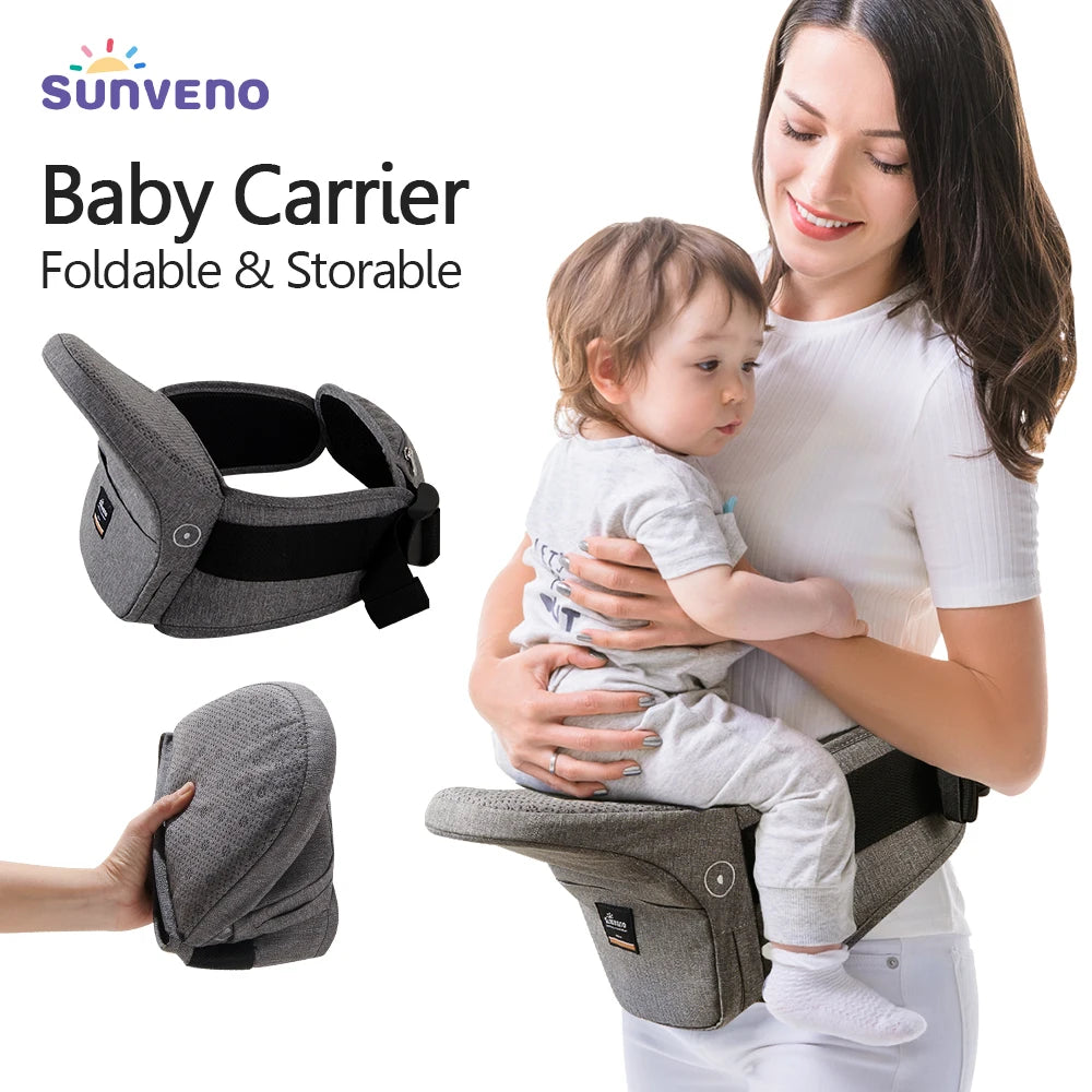 Sunveno Foldable Hip‑Seat Carrier – UK Lightweight Ergonomic
