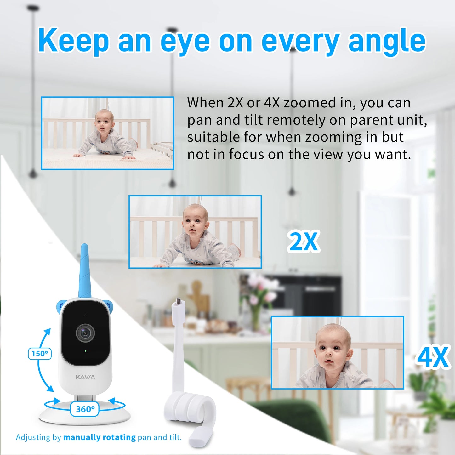 KAWA Baby Monitor with Camera
