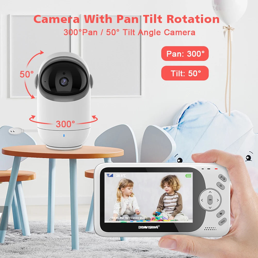 Video Baby Monitor With Pan Tilt Camera VB801