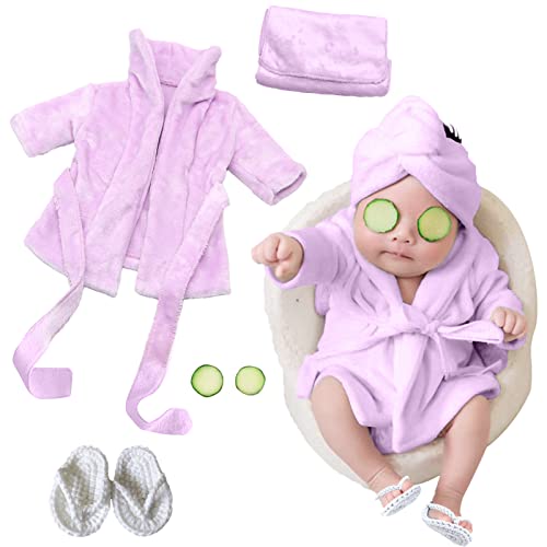 Bathrobes Bath With Belt Towel Outfit with Cucumber 5 pieces