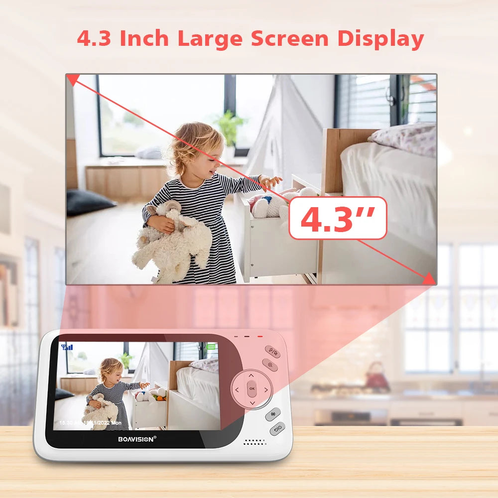 Video Baby Monitor With Pan Tilt Camera VB801