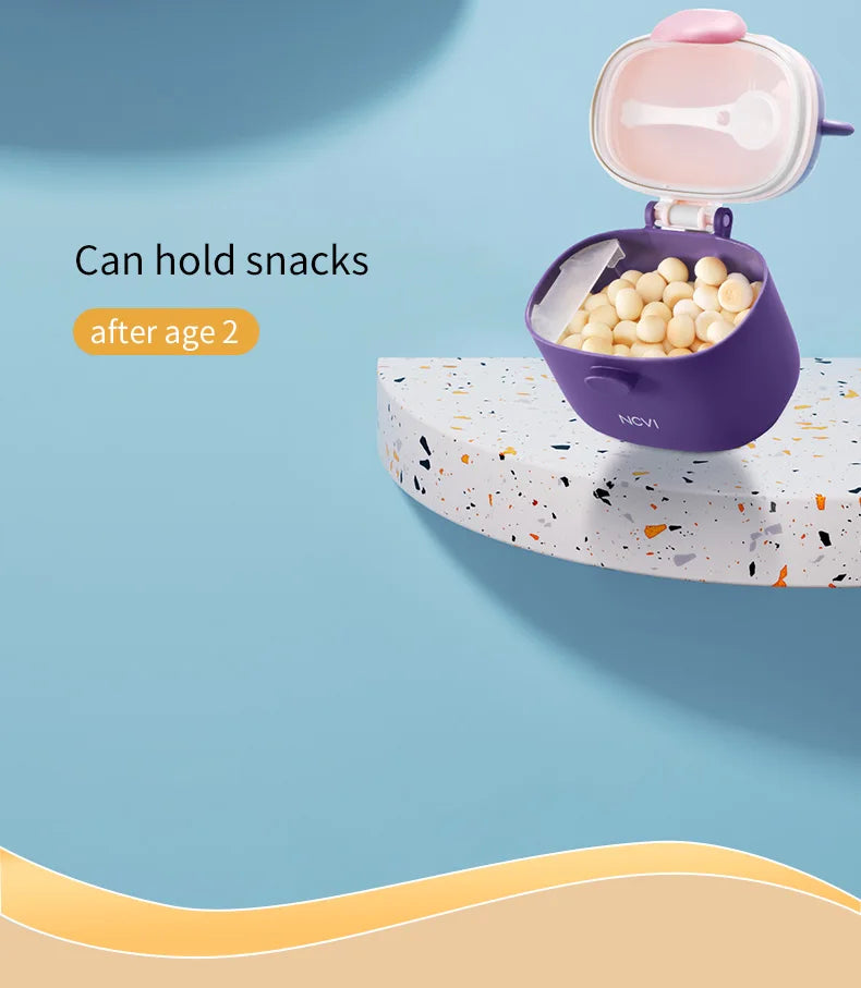 NCVI Travel Formula Dispenser – Spill‑Proof 47‑Scoop UK