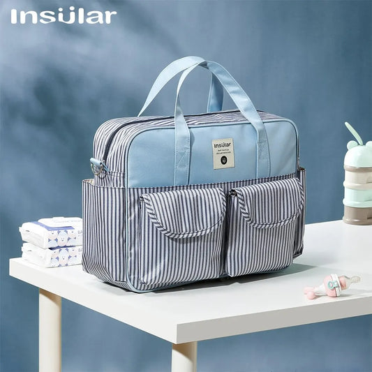 Fashion Print Diaper Tote – Large Travel Stroller Organizer