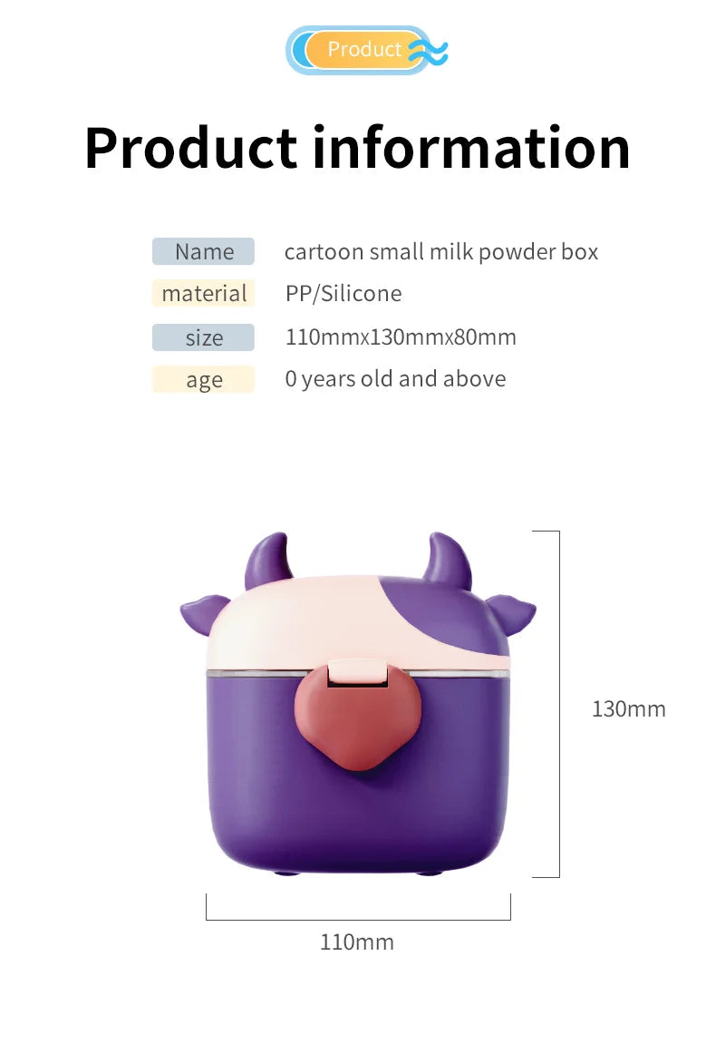 NCVI Travel Formula Dispenser – Spill‑Proof 47‑Scoop UK