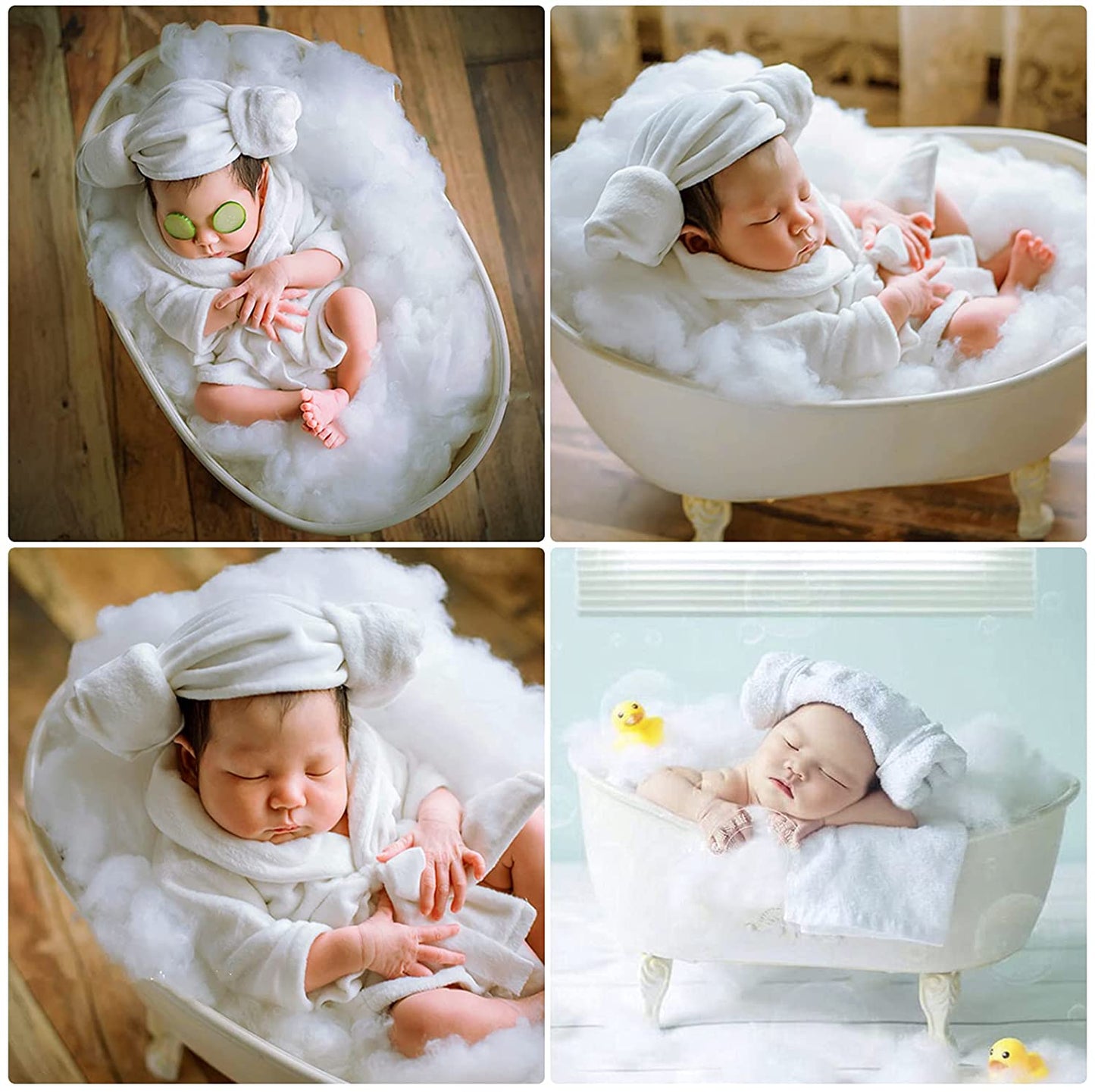 Bathrobes Bath With Belt Towel Outfit with Cucumber 5 pieces