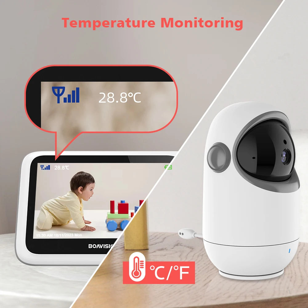 Video Baby Monitor With Pan Tilt Camera VB801