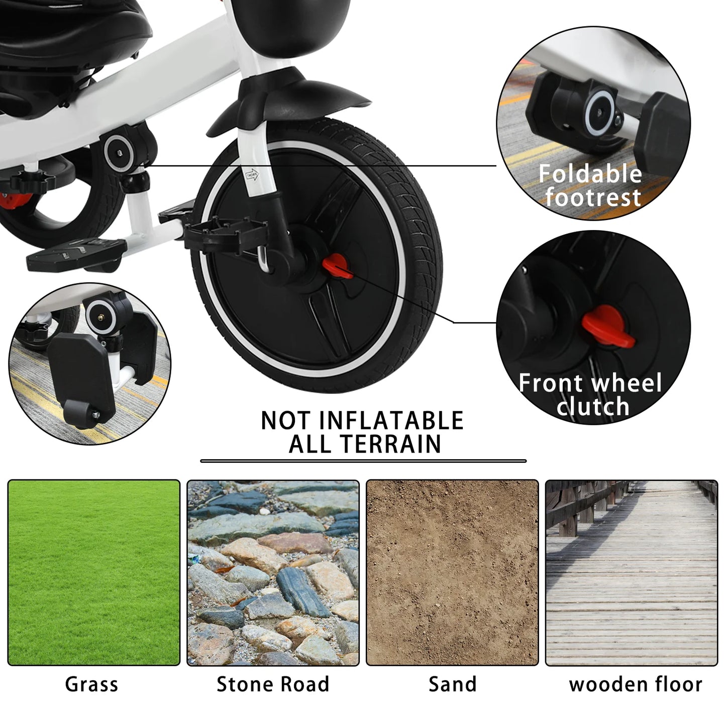 Baby Stroller Tricycle Bike