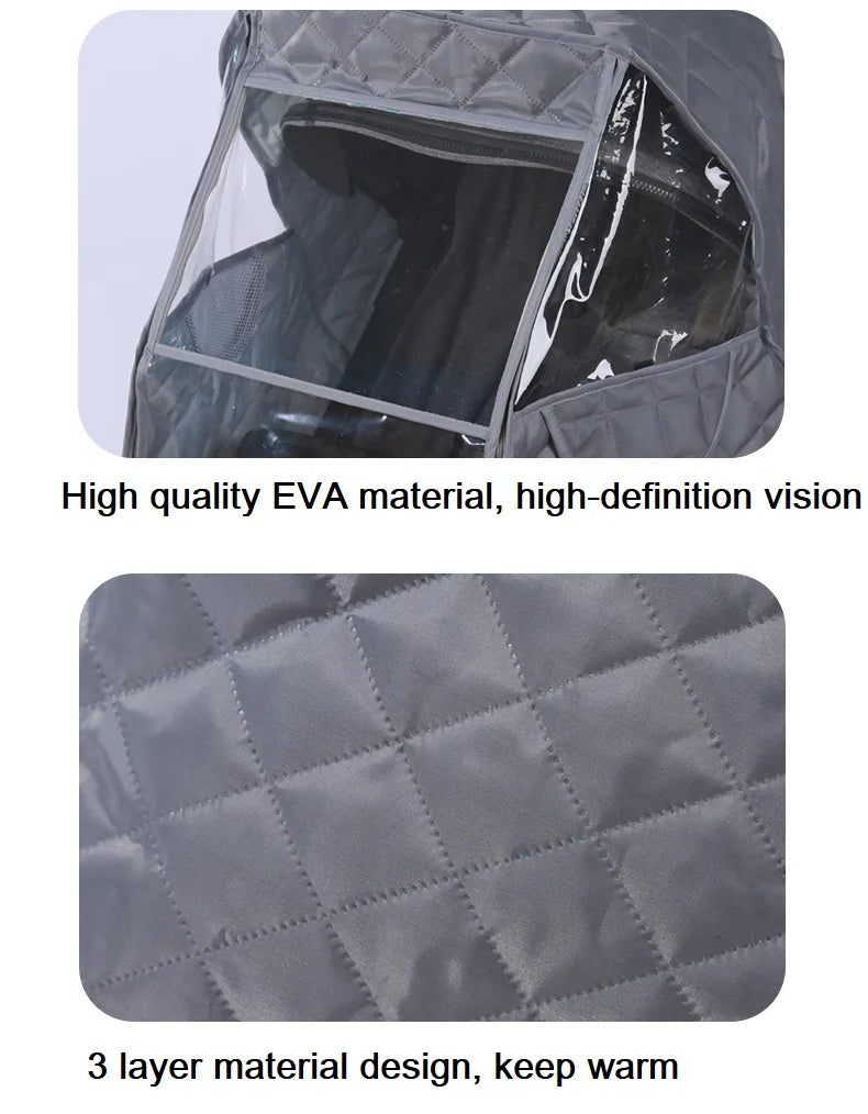 Universal Thermal Waterproof Rain Cover – Pushchair Shield UK