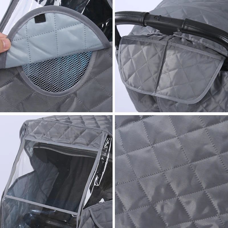 Universal Thermal Waterproof Rain Cover – Pushchair Shield UK