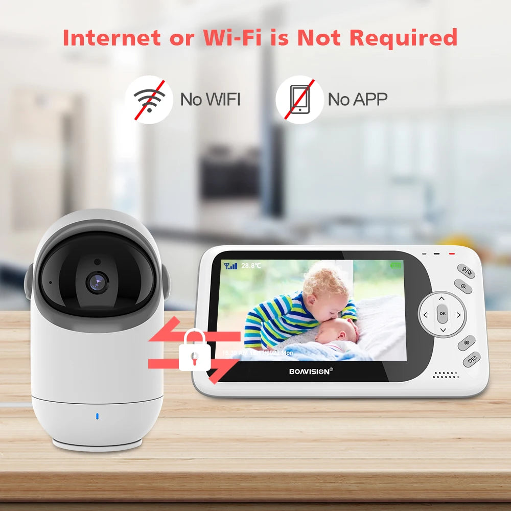 Video Baby Monitor With Pan Tilt Camera VB801