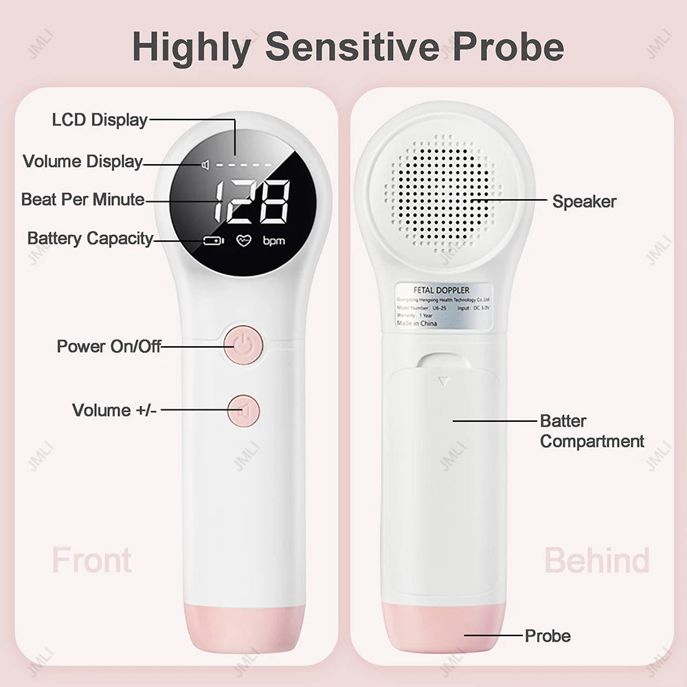 Portable Ultrasound Doppler Fetal