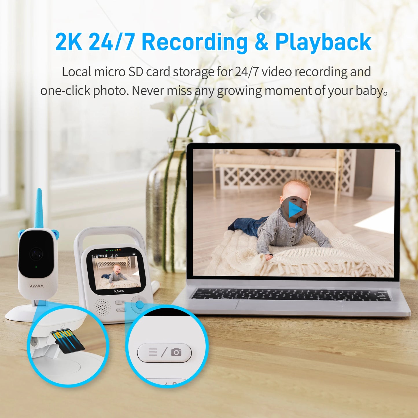KAWA Baby Monitor with Camera
