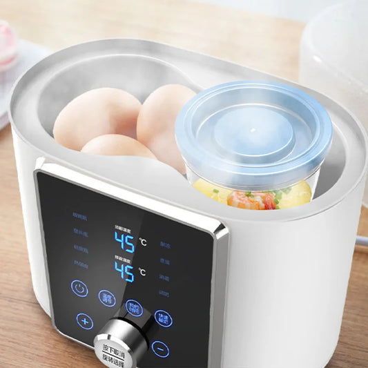 8‑in‑1 Dual Bottle Warmer + Steriliser – Fast & Safe UK