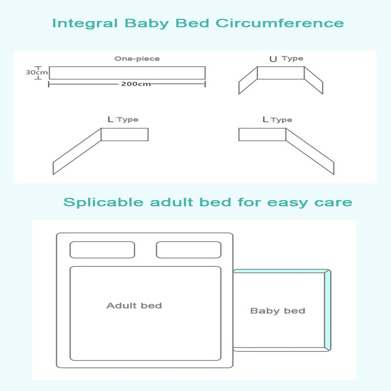 Baby Bumper Cotton for babies bed