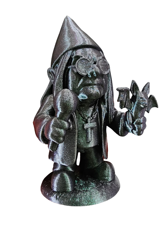 Ozzy Gnome 3D Printed Rip Prince of Darkness