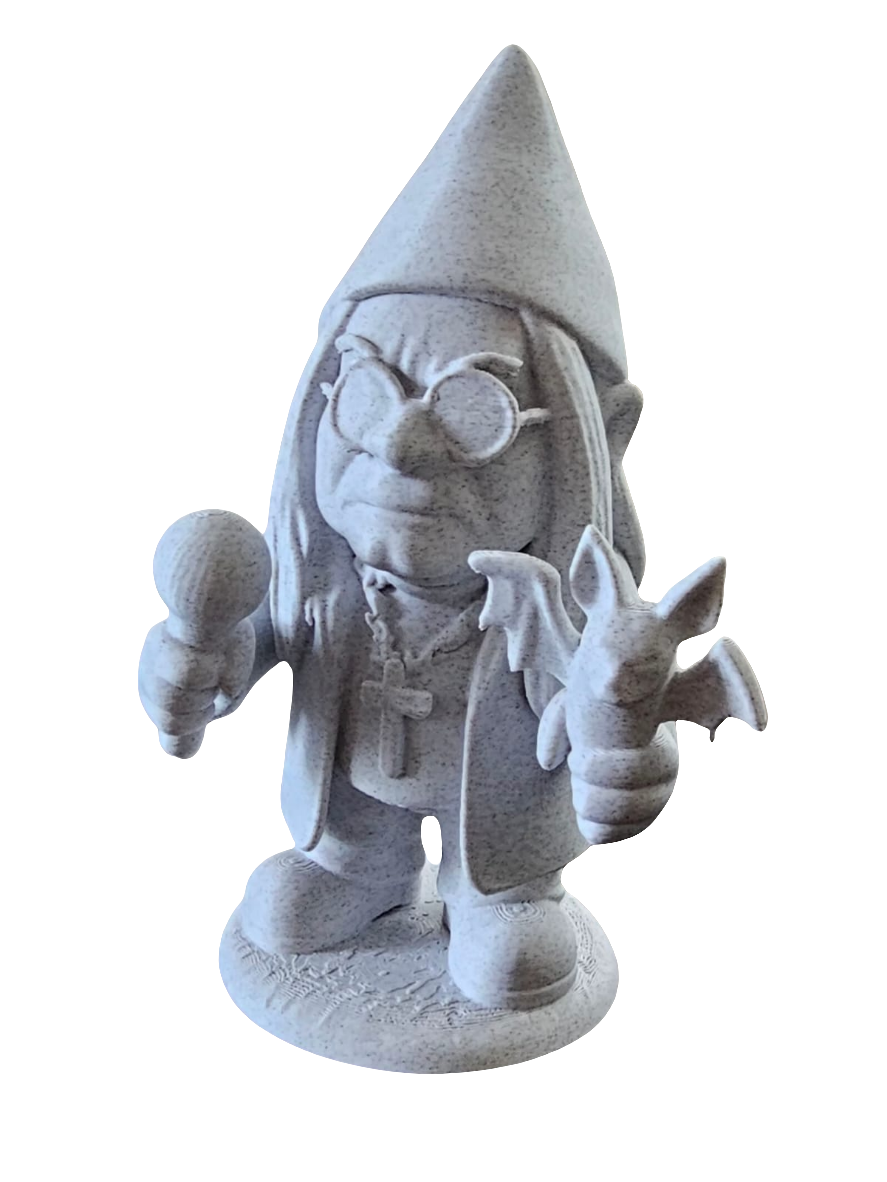 Ozzy Gnome 3D Printed Rip Prince of Darkness