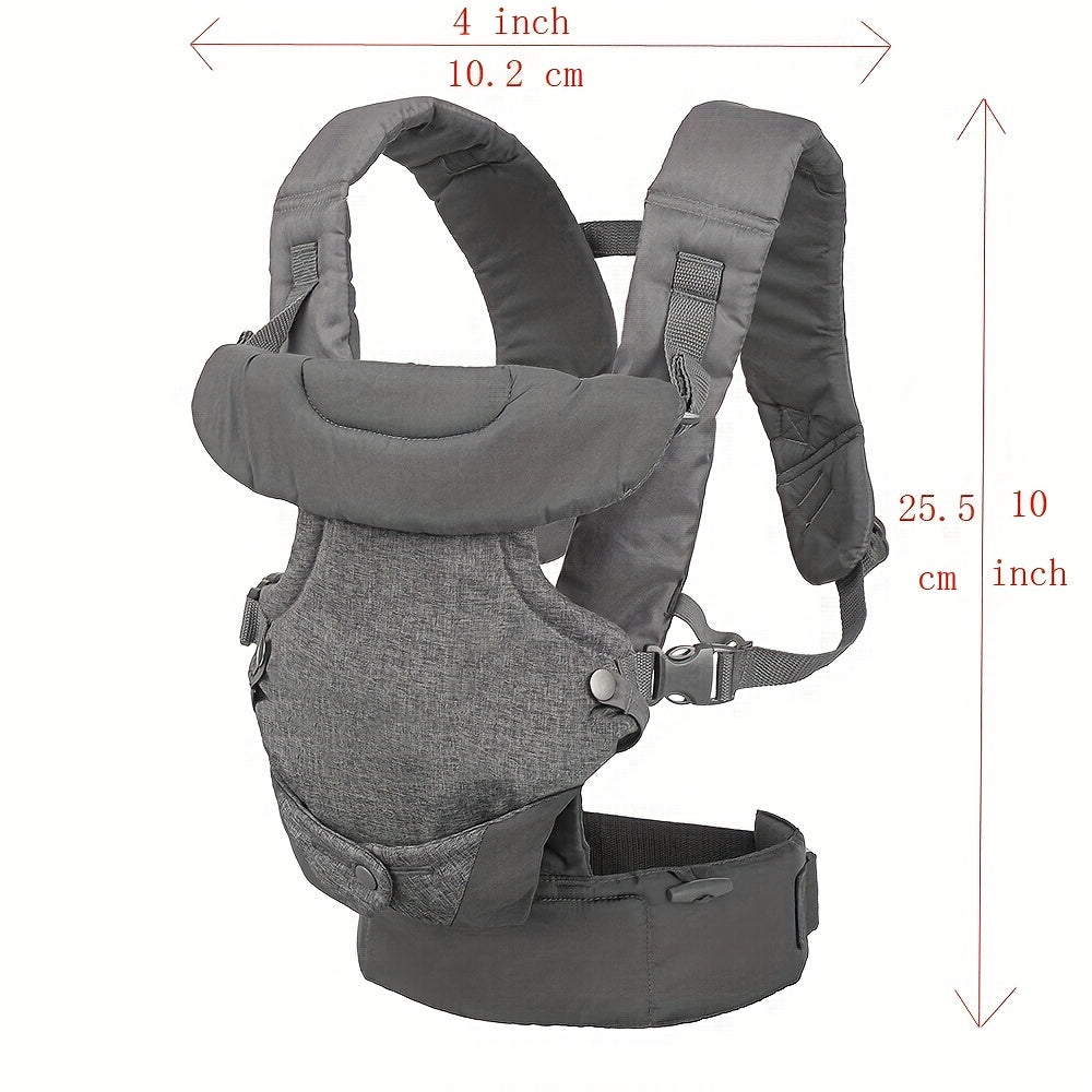 Baby Carrier 4-in-1 - Soft Cotton, Ergonomic Design