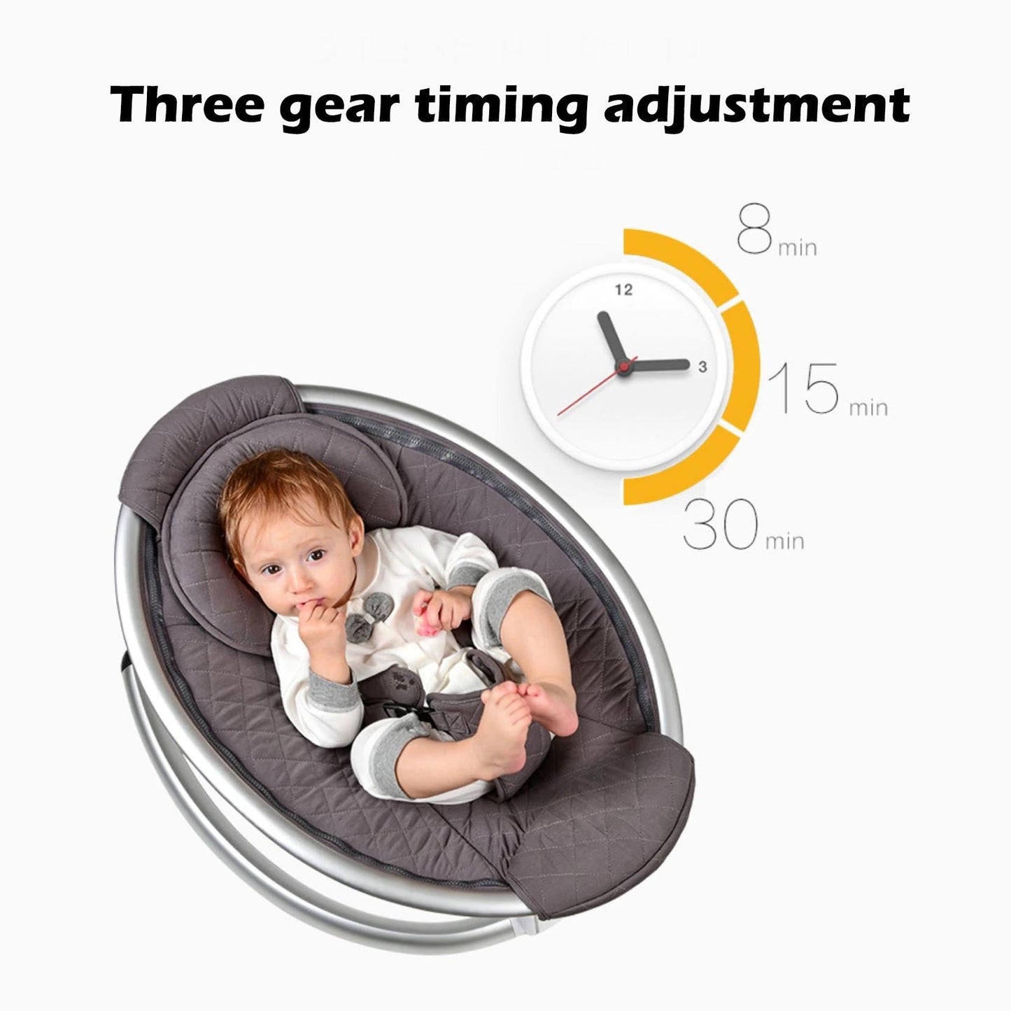 Hotmom ™ Electric Baby Bouncer with Bluetooth 5 swing speeds