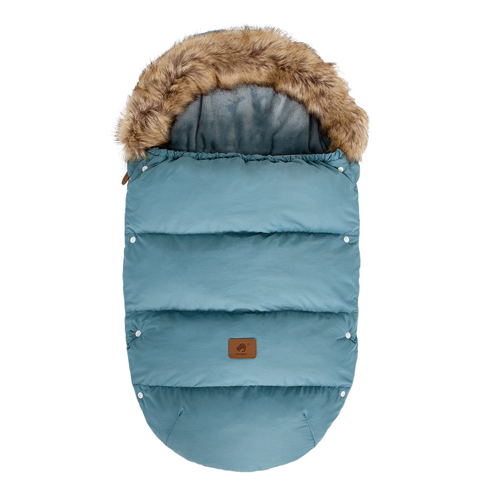 Luxury Universal Footmuff Baby Sleeping Bag In Stroller Winter