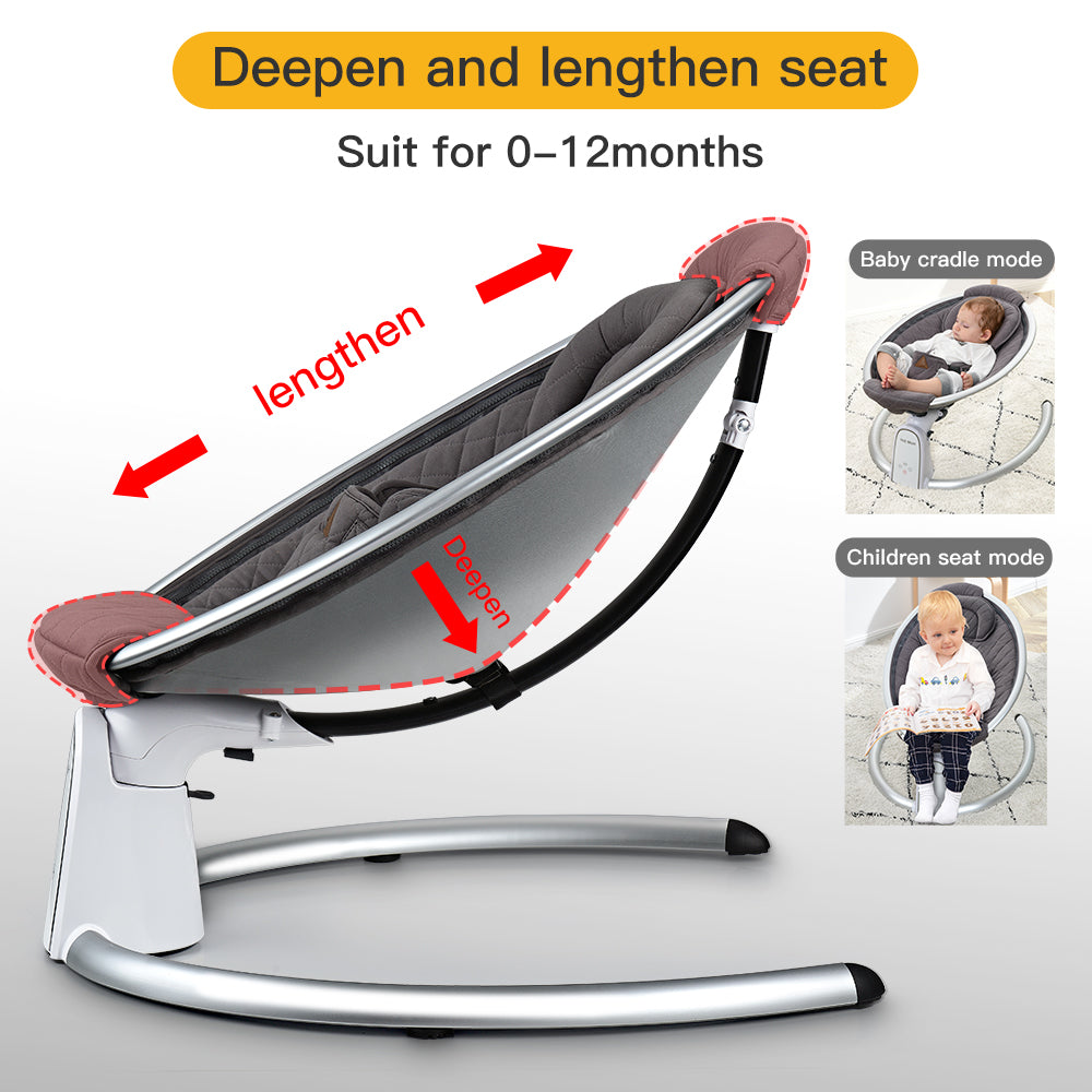 Electric Baby Swing with Bluetooth Hot Mom