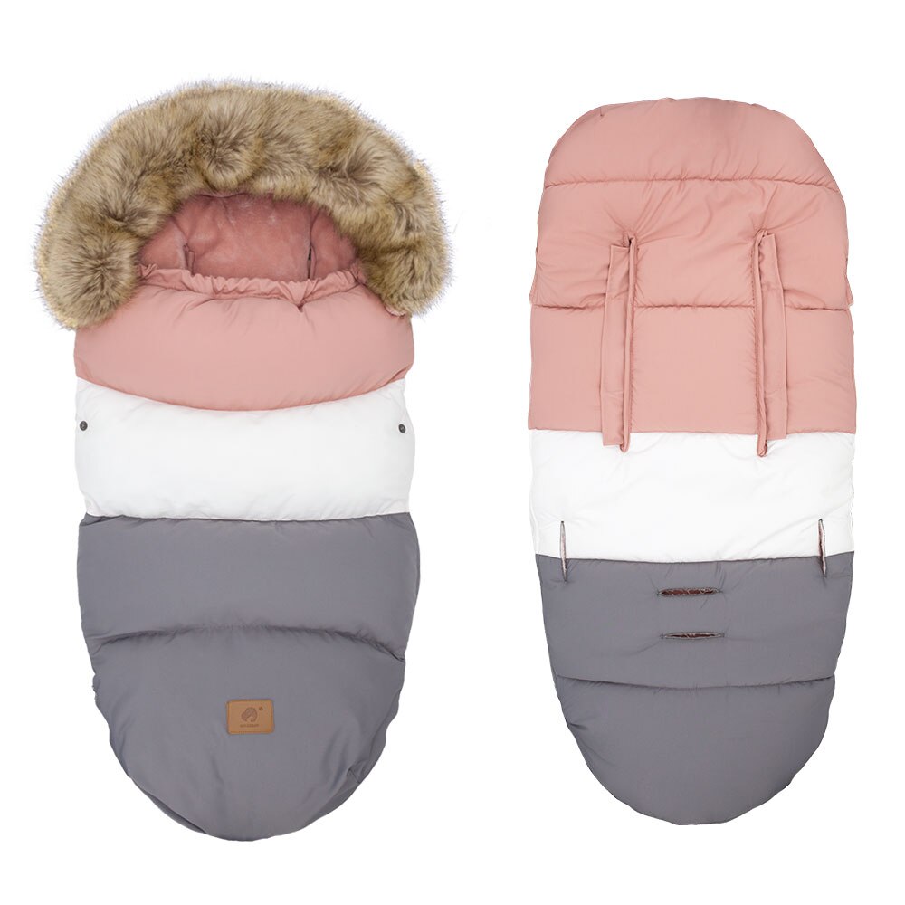 Luxury Universal Footmuff Baby Sleeping Bag In Stroller Winter