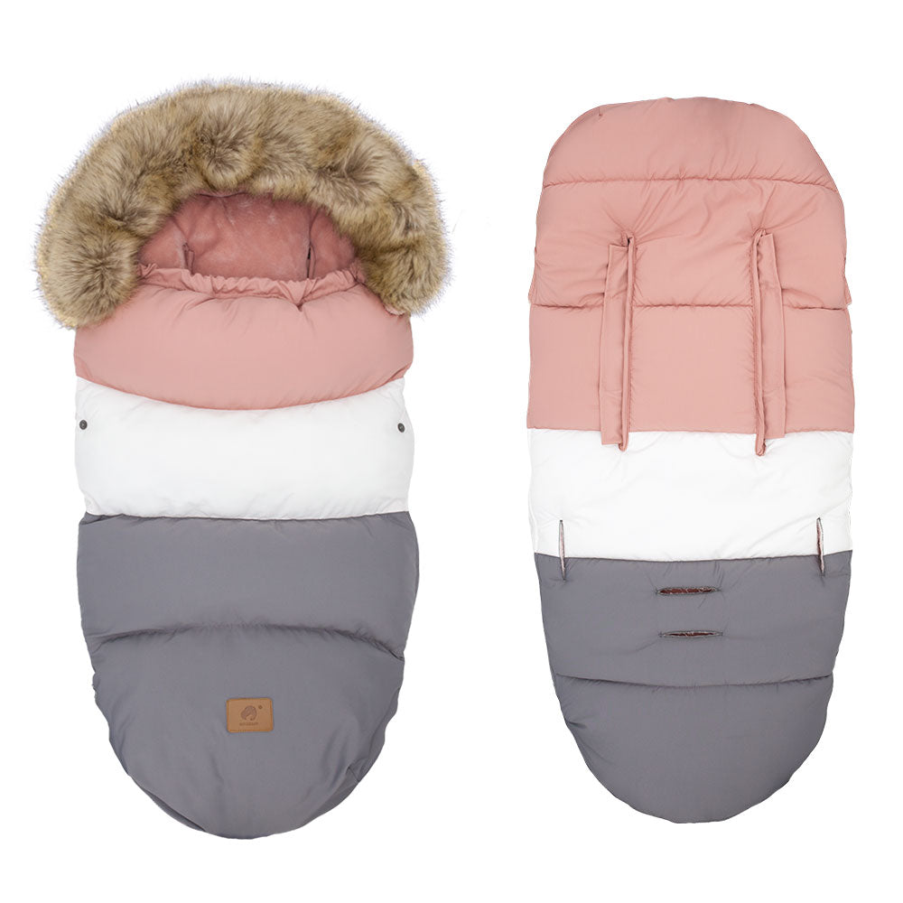 Luxury Universal Footmuff Baby Sleeping Bag In Stroller Winter