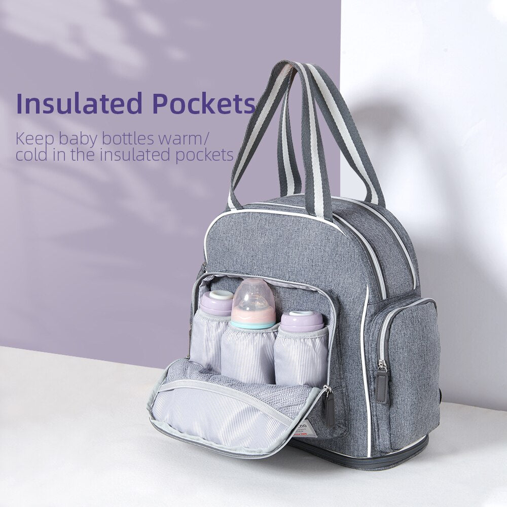Diaper Bag Travel Backpack Maternity Nappy Bag Large Capacity Waterproof Sunveno