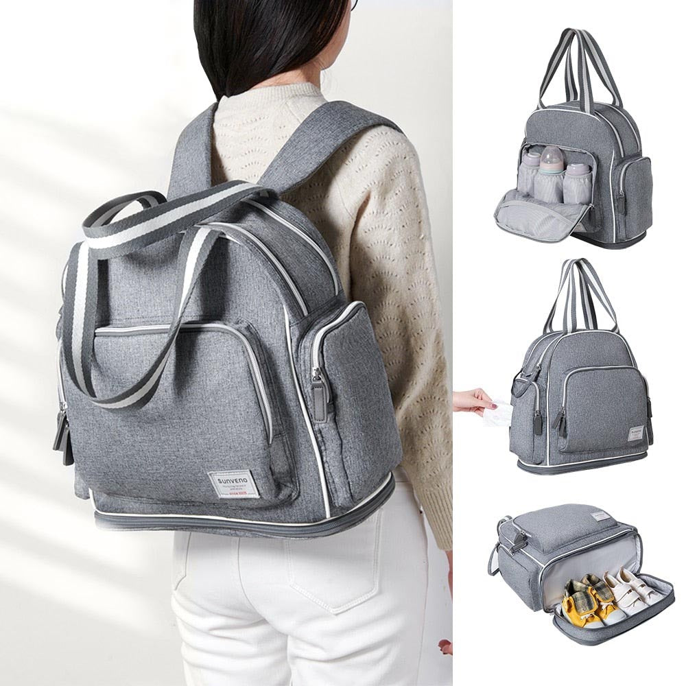 Diaper Bag Travel Backpack Maternity Nappy Bag Large Capacity Waterproof Sunveno