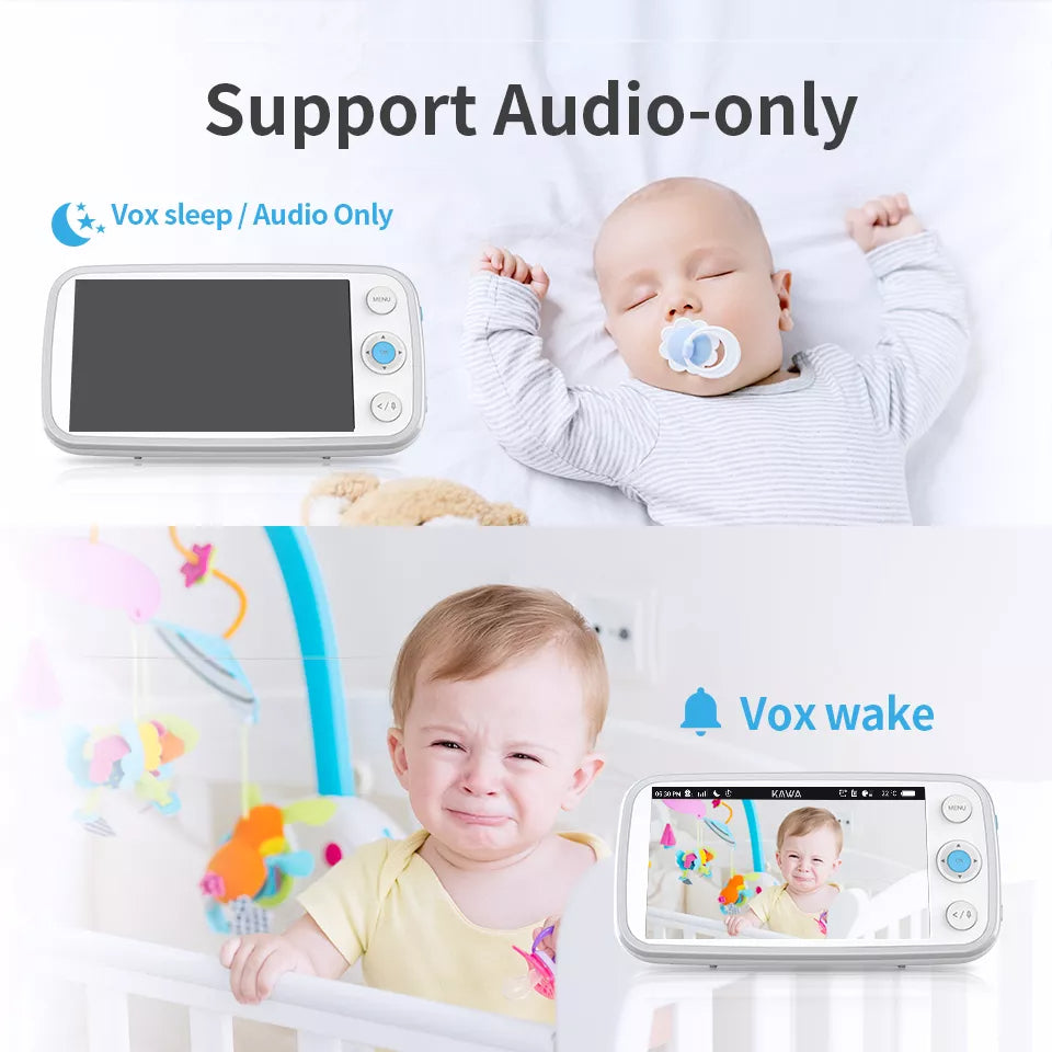 Baby Monitor with Cameras Audio Video Nanny Wireless