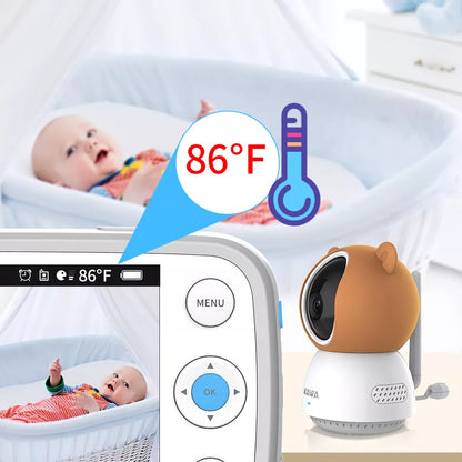 Baby Monitor with Cameras Audio Video Nanny Wireless