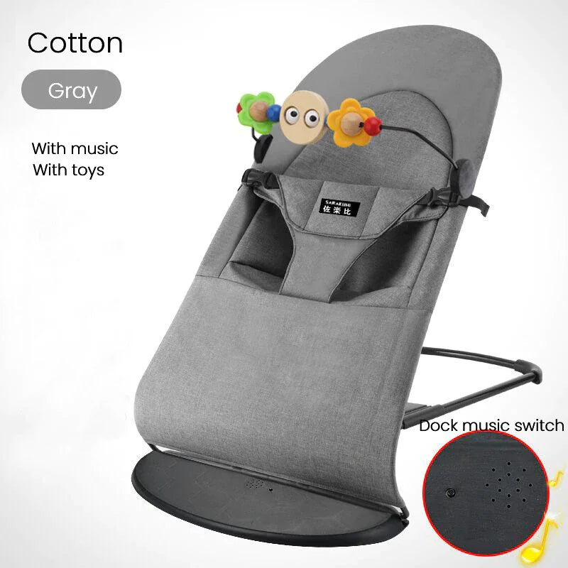 Baby Rocking chair Chaise longue Baby swing with toys