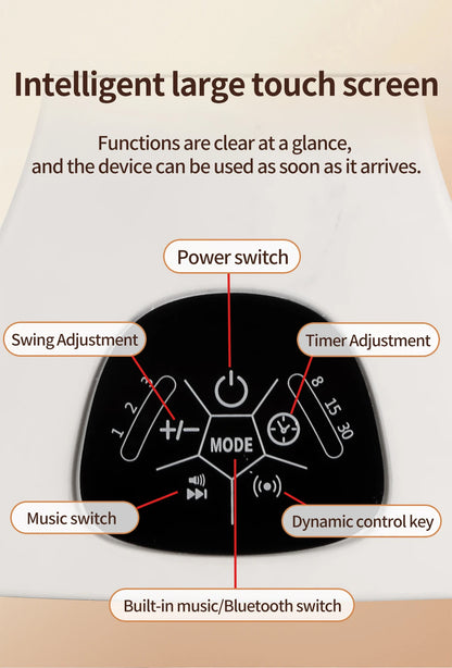 Baby electric rocking with Bluetooth and dinner plate