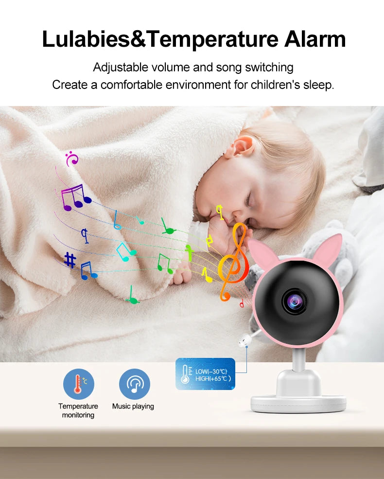 Baby Monitor With HD Camera Night Vision Babysitter