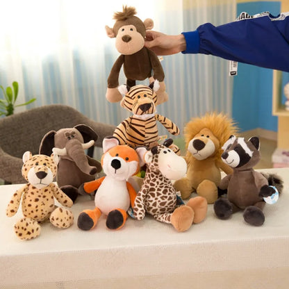 Forest animal plush toys