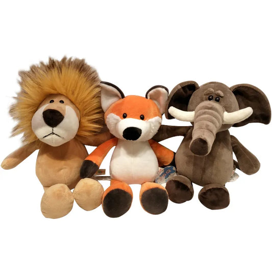 Forest animal plush toys