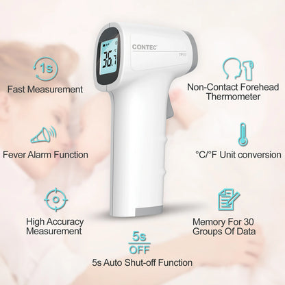 CONTEC Digital Infrared Forehead Thermometer TP500