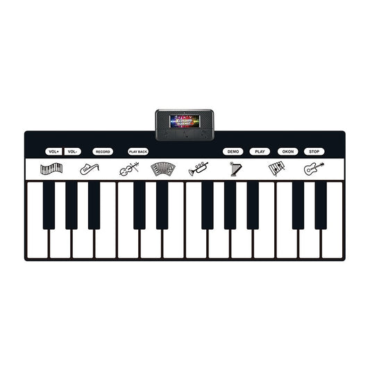 Multifunction Musical Piano Mat  24 Keys Educational Toys