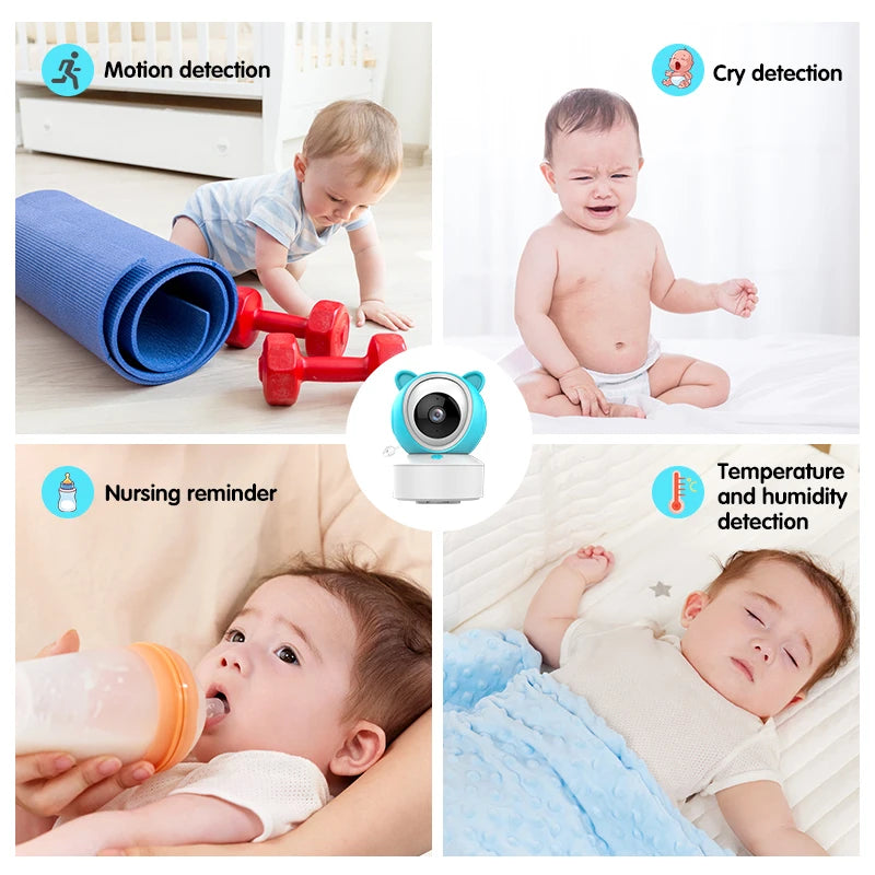 Tuya Smart  Feeding Reminder Temperature Motion Monitors Camera