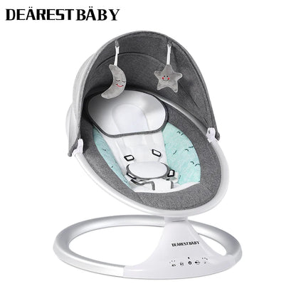 Electric Baby Rocker Swing Smart Baby Rocking Chair Foldable Comfortable