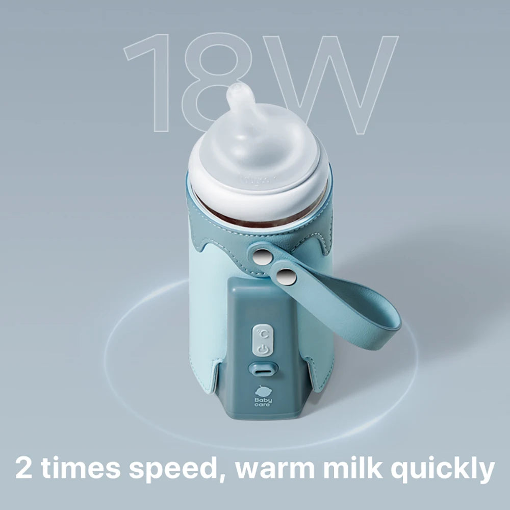 Bc Babycare Portable USB Milk Water Bottle Warmer Food Thermostat