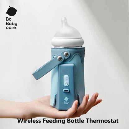 Bc Babycare Portable USB Milk Water Bottle Warmer Food Thermostat