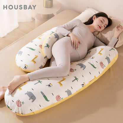 Pregnancy Pillows With Detachable Pillowcases and Support Lumbar