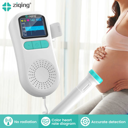 Doppler Pregnancy Baby Heart Rate Monitor